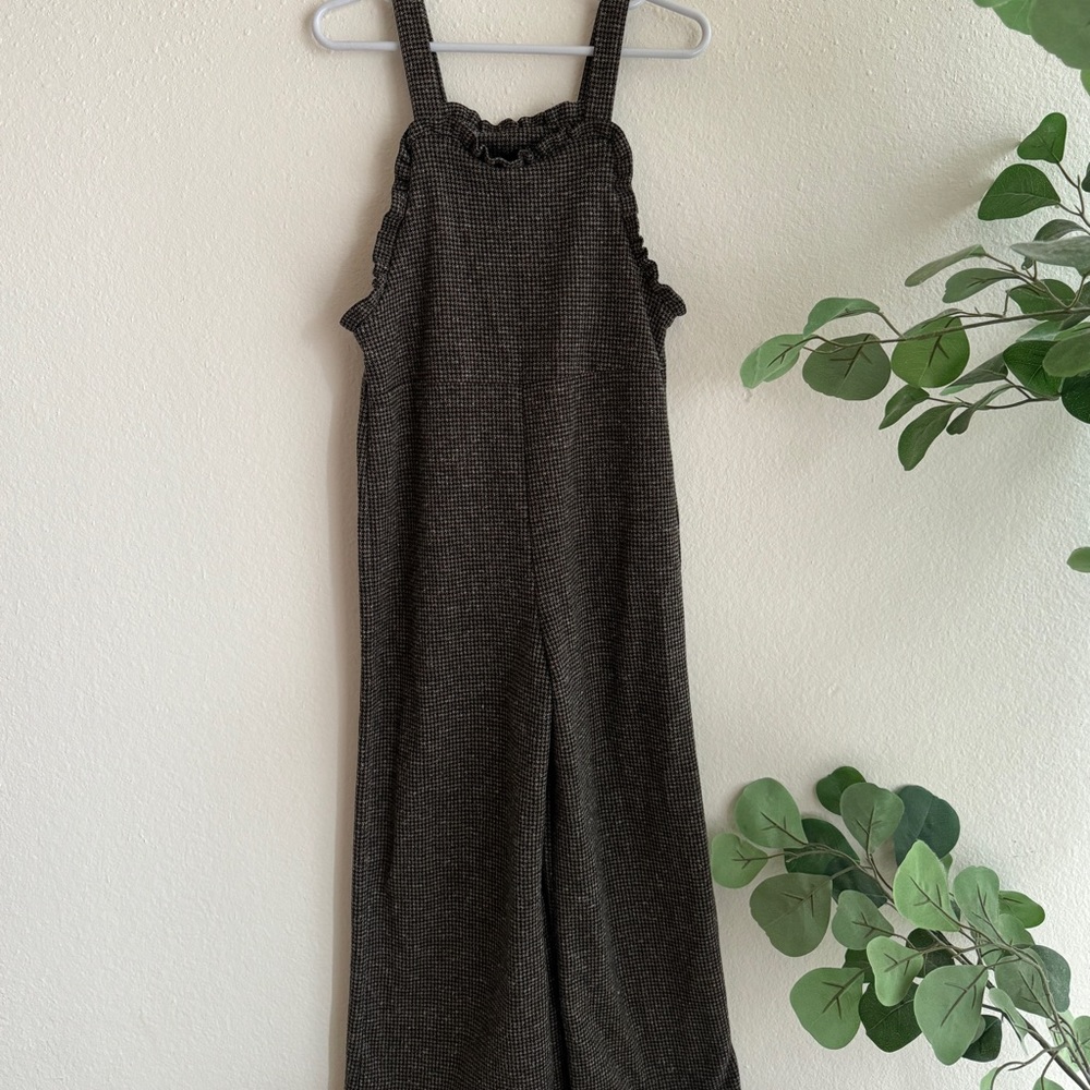 Zara girls brown jumpsuit size 6